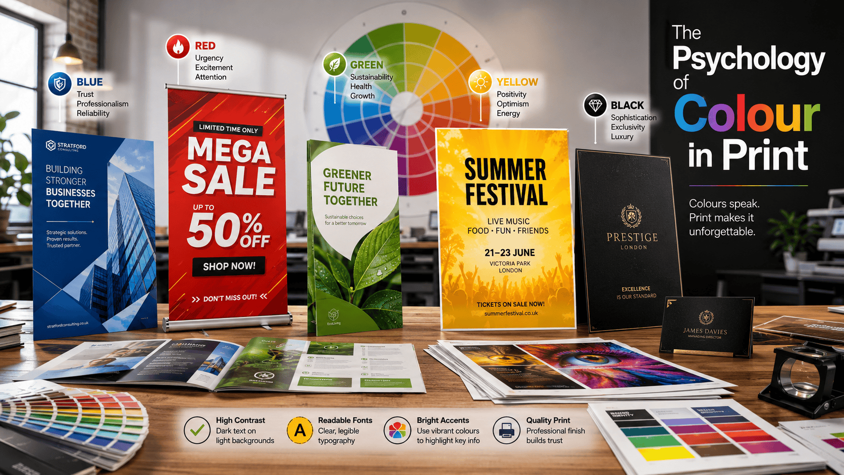 the psychology of colour print